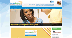 Desktop Screenshot of learningforwardmaryland.org